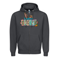 Smoke Happy Easter Easter Day Zipper Hoodie - CowGirlArtShop