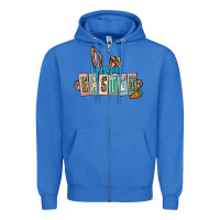 True Royal Happy Easter Easter Day Zipper Hoodie - CowGirlArtShop