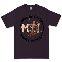 Plum man of faith Premium Tee - MaliasSmallBusiness