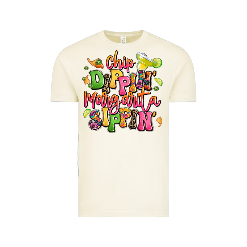 Chip Dippin' Margarita Sippin' Vintage Tee by LillyAllenDesigns | Teevron