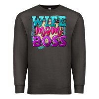 Smoke wife mom boss Premium Sweatshirt - FaDigitalArtStudio