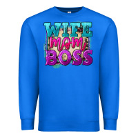 True Royal wife mom boss Premium Sweatshirt - FaDigitalArtStudio