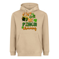 Mushroom Just call me pinch charming St. Patricks Day Heavyweight Hoodie - FaDigitalArtStudio