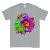 Heather Grey halloween patch 1 Classic Tee - BundleAndBundleShop