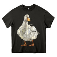 Asphalt american pekin duck Heavy Core Tee - LillyAllenDesigns