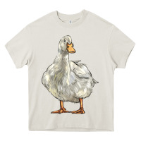 Cream american pekin duck Heavy Core Tee - LillyAllenDesigns