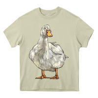 Mossy american pekin duck Heavy Core Tee - LillyAllenDesigns
