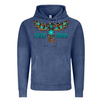 Vintage Denim turquoise freebird Vintage Hoodie - RanaPortraitStore