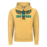 Vintage Mustard turquoise freebird Vintage Hoodie - RanaPortraitStore