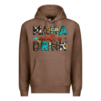 Chestnut mama needs a drink Premium Hoodie - OliviaCreatesArt