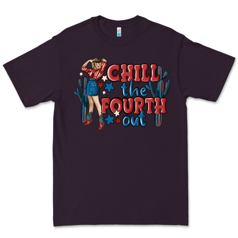 Chill The Fourth Out Malia Premium Tee by MaliasSmallBusiness | Teevron
