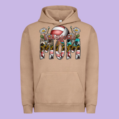 Volleyball Mom Urban Hoodie Designed By Sublimationcraftshop