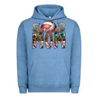 Pigment Pebble Blue volleyball mom Urban Hoodie - SublimationCraftShop