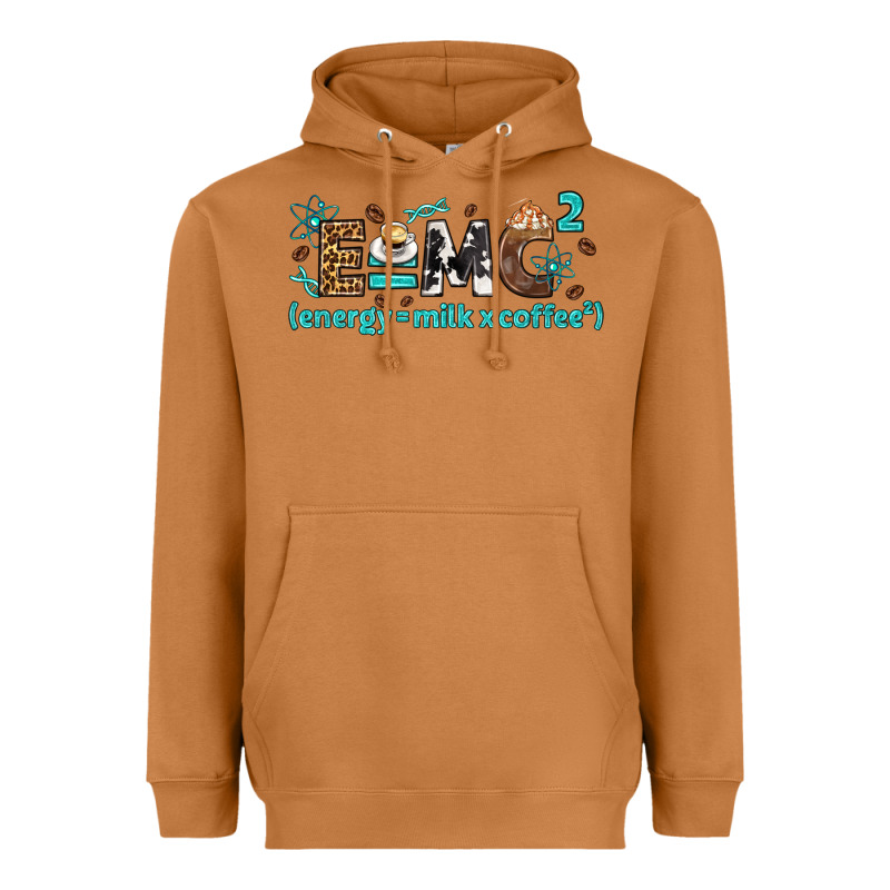 E=mc2 Energy Milk Coffee Bbs Heavyweight Hoodie by BundleAndBundleShop | Teevron