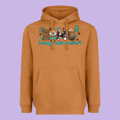 E=mc2 Energy Milk Coffee Bbs Heavyweight Hoodie Designed By Bundleandbundleshop