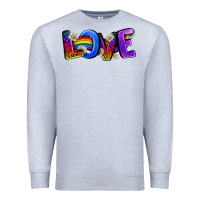 Heather Grey Western Love LGBTQ+ Premium Sweatshirt - BundleAndBundleShop