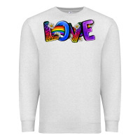 Oatmeal Heather Western Love LGBTQ+ Premium Sweatshirt - BundleAndBundleShop