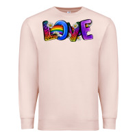 Pale Pink Western Love LGBTQ+ Premium Sweatshirt - BundleAndBundleShop