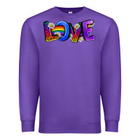Purple Western Love LGBTQ+ Premium Sweatshirt - BundleAndBundleShop