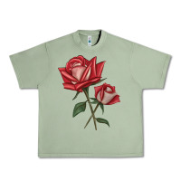 Oil Green Love Rose Urban Heavy Tee - LillyAllenDesigns