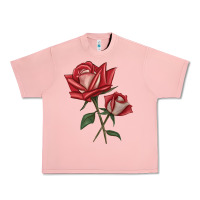 Salmon Love Rose Urban Heavy Tee - LillyAllenDesigns