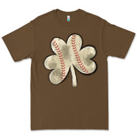 Cacao baseball distressed shamrock Premium Tee - MaliasSmallBusiness