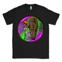 Black halloween round earrings 1 Classic Tee - BundleAndBundleShop
