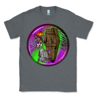 Charcoal Heather halloween round earrings 1 Classic Tee - BundleAndBundleShop