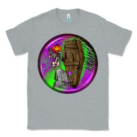Heather Grey halloween round earrings 1 Classic Tee - BundleAndBundleShop