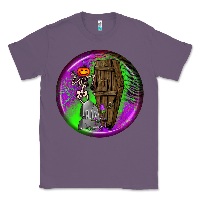 Halloween Round Earrings 1 Classic Tee by BundleAndBundleShop | Teevron