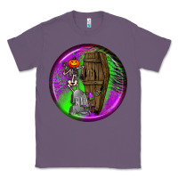 Lavender halloween round earrings 1 Classic Tee - BundleAndBundleShop