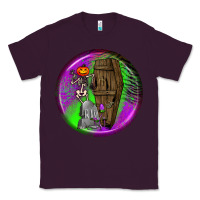 Plum halloween round earrings 1 Classic Tee - BundleAndBundleShop