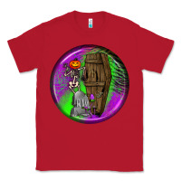 Red halloween round earrings 1 Classic Tee - BundleAndBundleShop