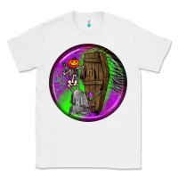 White halloween round earrings 1 Classic Tee - BundleAndBundleShop