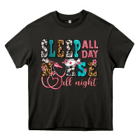 Asphalt sleep all day nurse all night Heavy Core Tee - AdoDesignShop