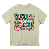 Mossy sleep all day nurse all night Heavy Core Tee - AdoDesignShop