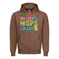 Chestnut Little mister hops a lot Easter Day Zipper Hoodie - CowGirlArtShop