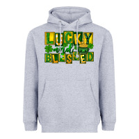 Heather Grey Lucky and blessed St. Patricks Day Heavyweight Hoodie - FaDigitalArtStudio