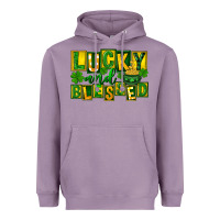 Lavender Lucky and blessed St. Patricks Day Heavyweight Hoodie - FaDigitalArtStudio