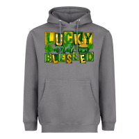 Storm Lucky and blessed St. Patricks Day Heavyweight Hoodie - FaDigitalArtStudio