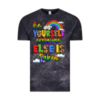 Cloud Black be yourself everyone else in taken Vintage Tee - LillyAllenDesigns