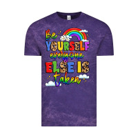 Cloud Purple be yourself everyone else in taken Vintage Tee - LillyAllenDesigns