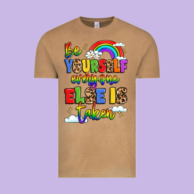 Be Yourself Everyone Else In Taken Vintage Tee Designed By Lillyallendesigns