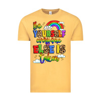 Vintage Mustard be yourself everyone else in taken Vintage Tee - LillyAllenDesigns