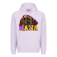 Lilac football nana Premium Hoodie - OliviaCreatesArt