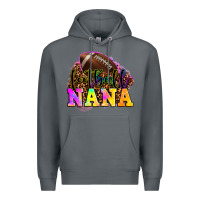 Rock football nana Premium Hoodie - OliviaCreatesArt