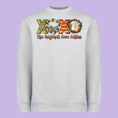 Xoxo The Original Love Letters Heavyweight Sweatshirt Designed By Nancycooperartshop