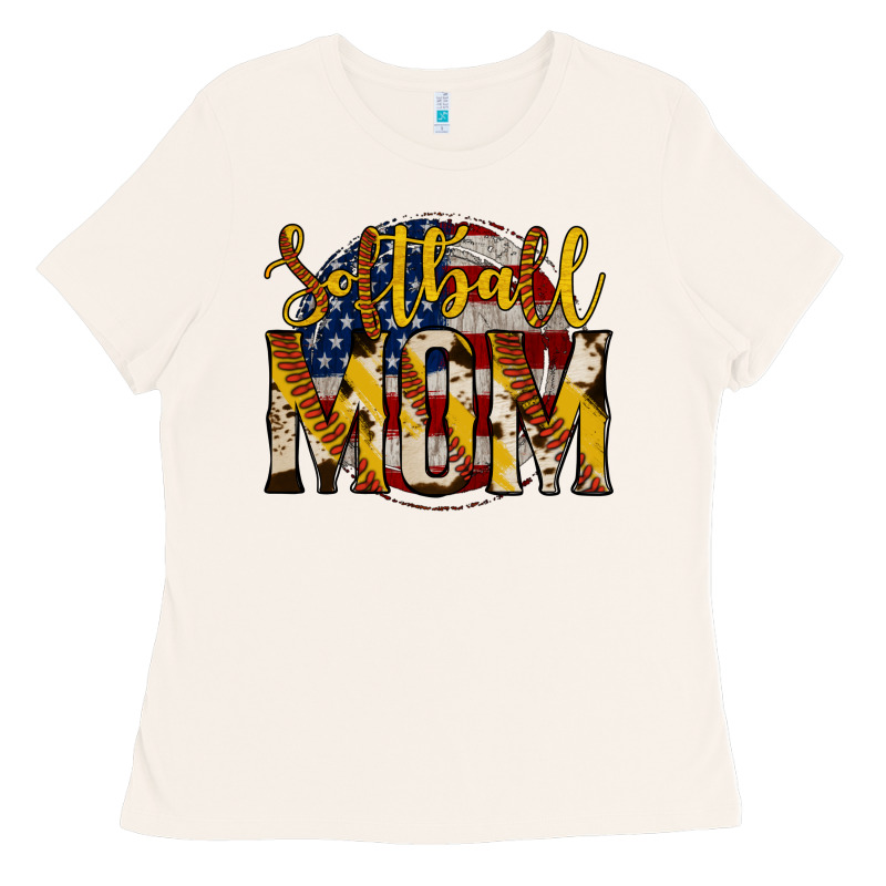 Softball Mom Ladies Tee by Jasminsmagicworld | Teevron