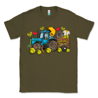 Army Green softball tractor Classic Tee - SublimationCraftShop