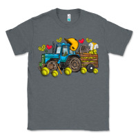Charcoal Heather softball tractor Classic Tee - SublimationCraftShop